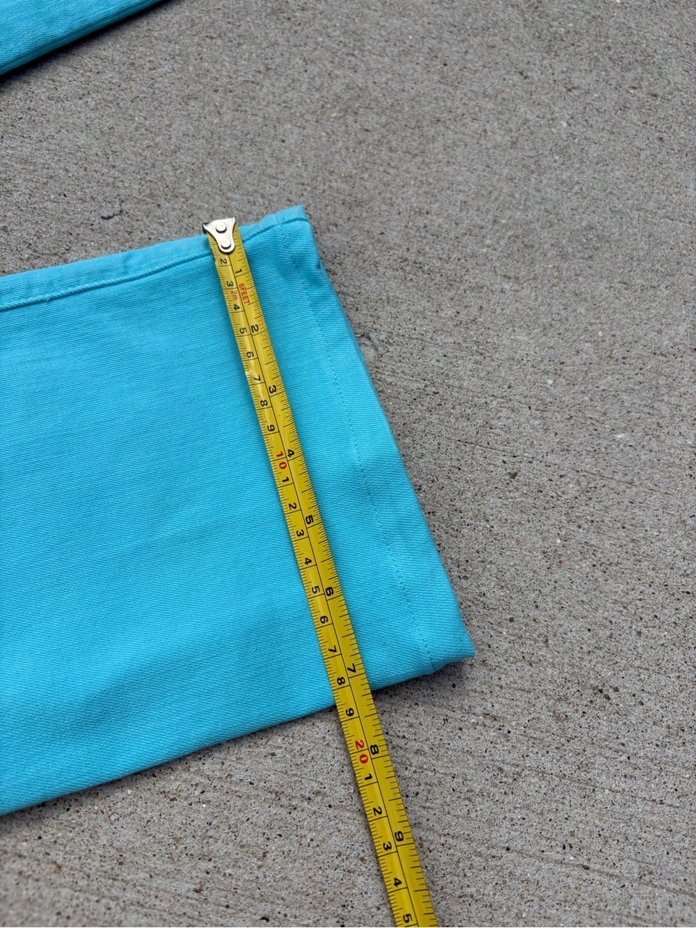 MIRACLE BODY TEAL STRAIGHT LEG PANTS - Picture 7 of 7